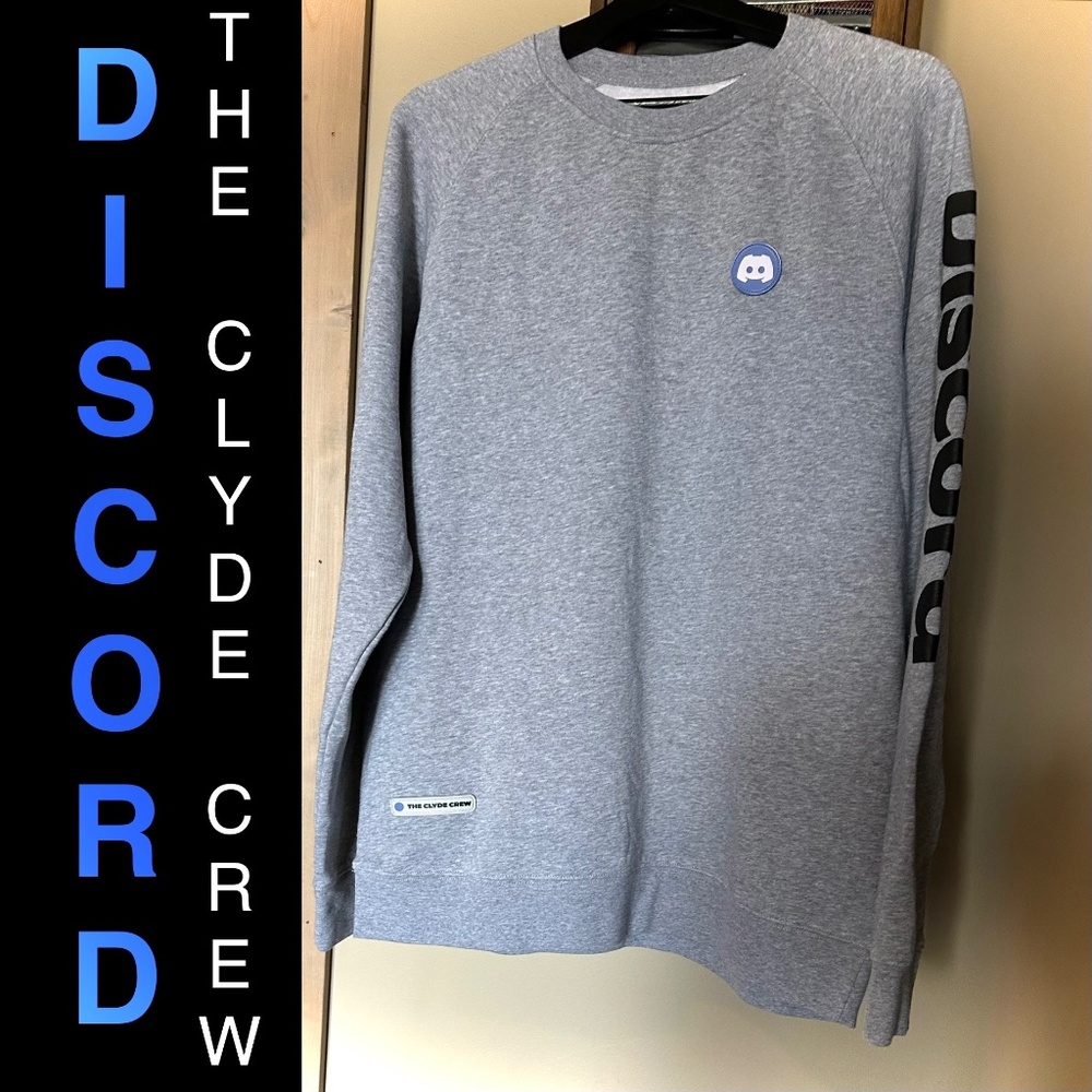 DISCORD "THE CLYDE CREW" Exclusive Partner Sweatshirt Mens Size L